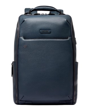 Piquadro - Customizable Modus leather travel backpack...