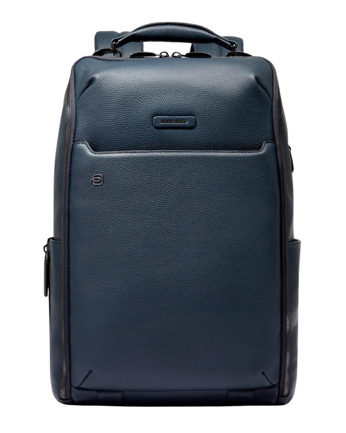  Piquadro - Zaino da viaggio personalizzabile in pelle porta pc