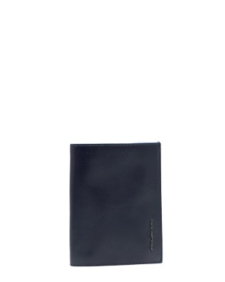  Piquadro - Portafoglio uomo verticale con porta monete, porta