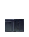  Piquadro - Portafoglio uomo verticale con porta monete, porta