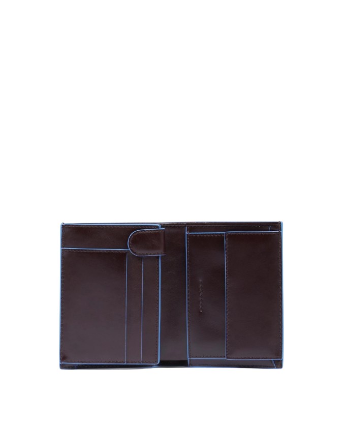  Piquadro - Portafoglio uomo verticale con porta monete, porta