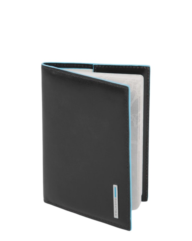  Piquadro - Porta passaporto in pelle unisex Blue Square