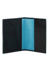  Piquadro - Porta passaporto in pelle unisex Blue Square
