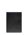  Piquadro – Portafogli uomo verticale in pelle RFID Blue Square