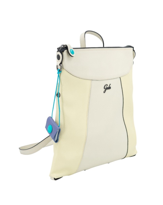 Gabs - Zaino donna trasformabile in pelle bicolor Tg. 