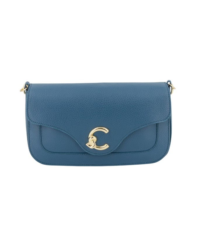  Coccinelle - Borsa a spalla e a tracolla in pelle con patta