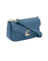  Coccinelle - Borsa a spalla e a tracolla in pelle con patta