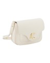  Coccinelle – Borsa a tracolla in pelle con patta C-ME