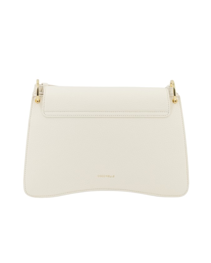  Coccinelle – Borsa a mano in pelle con patta media C-ME