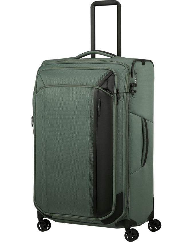  Samsonite - Trolley Grande in tessuto riciclato 4 Ruote Respark