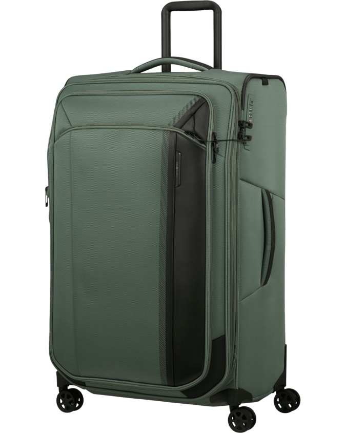  Samsonite - Trolley Grande in tessuto riciclato 4 Ruote Respark