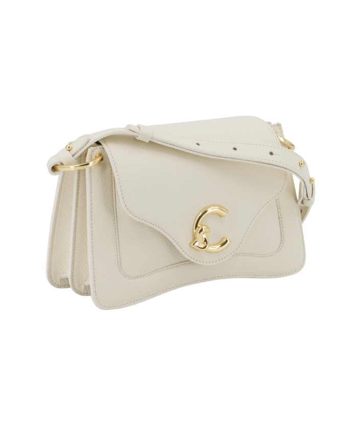  Coccinelle – Borsa a mano in pelle con patta piccola C-ME