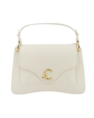  Coccinelle – Borsa a mano in pelle con patta media C-ME