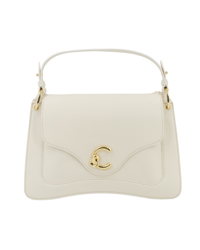  Coccinelle – Borsa a mano in pelle con patta media C-ME