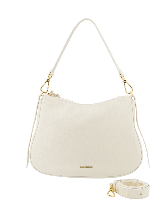  Coccinelle - Borsa a spalla media in pelle con tracolla Nory