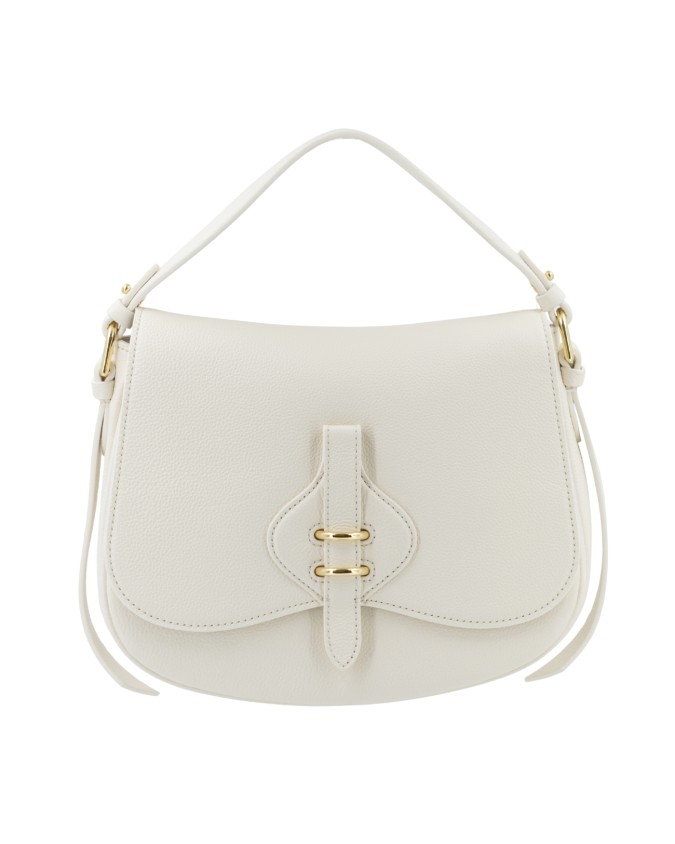  Coccinelle - Borsa a mano in pelle con tracolla e patta medium