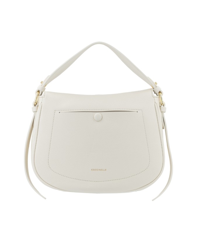  Coccinelle - Borsa a mano in pelle con tracolla e patta medium