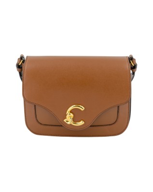  Coccinelle - Borsa a tracolla in pelle con patta Small C-ME
