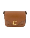  Coccinelle - Borsa a tracolla in pelle con patta Small C-ME