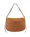  Coccinelle - Borsa a spalla in pelle scamosciata Large con