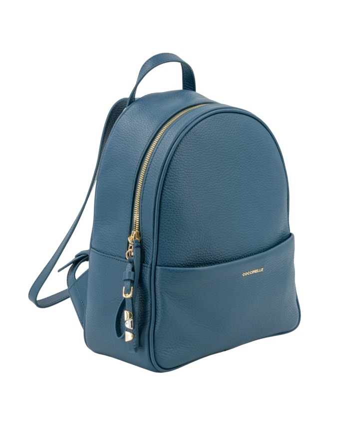  Coccinelle - Zaino donna in pelle con tasca esterna Nory