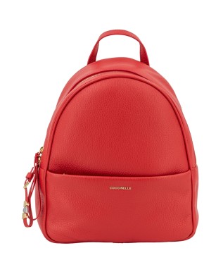  Coccinelle - Zaino donna in pelle con tasca esterna Nory