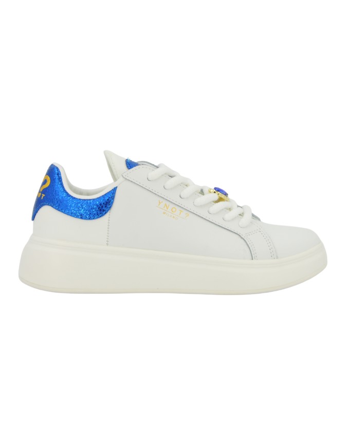  Ynot - Sneakers Donna in Pelle con Dettaglio Gioiello Queen