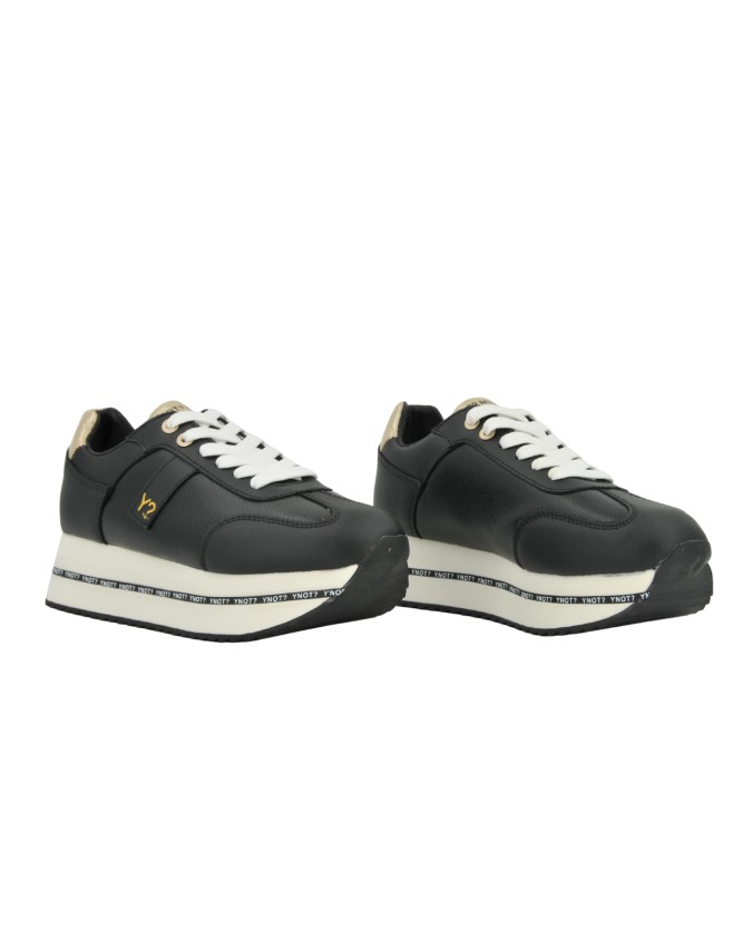 Ynot - Women's Leather Platform Sneakers