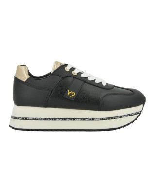 Ynot - Women's Leather Platform Sneakers