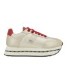  Ynot - Sneakers Donna Platform in Pelle