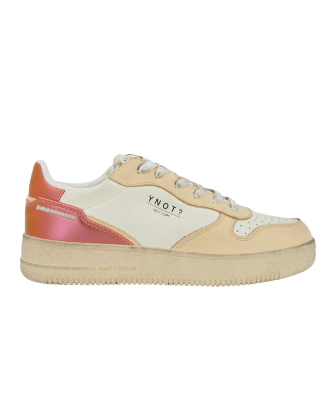  Ynot - Sneakers Donna Basse in Pelle