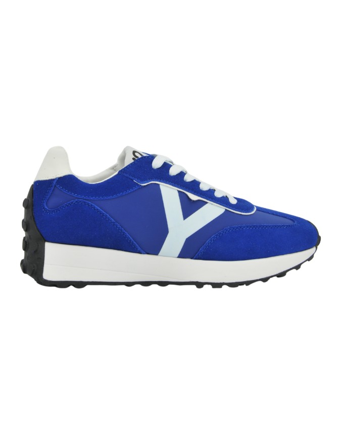  Ynot - Sneakers Uomo in Pelle Scamosciata e Tessuto