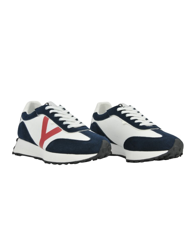  Ynot - Sneakers Uomo in Pelle Scamosciata e Tessuto