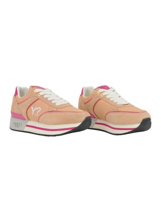  Ynot - Sneakers Donna Platform in Pelle Scamosciata 2