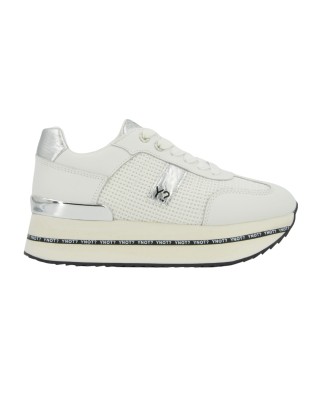  Ynot - Sneakers Donna Platform in Pelle Scamosciata