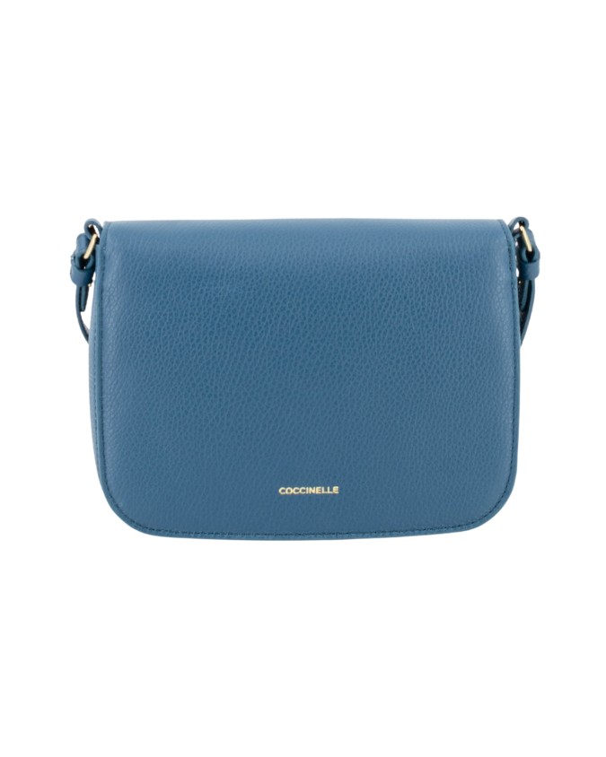  Coccinelle – Borsa a tracolla in pelle con patta C-ME