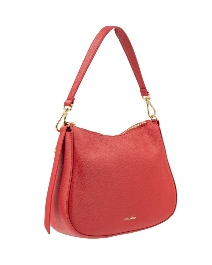  Coccinelle - Borsa a spalla media in pelle con tracolla Nory