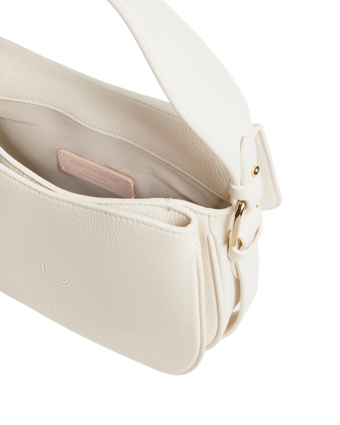  Coccinelle - Borsa a mano in pelle con tracolla e patta small