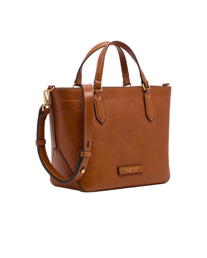  The Bridge - Borsa a mano in pelle con tracolla removibile