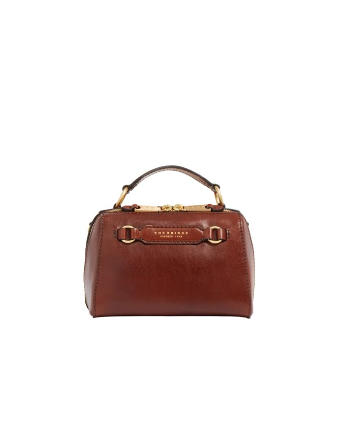  The Bridge - Borsa a mano piccola in pelle con tracolla