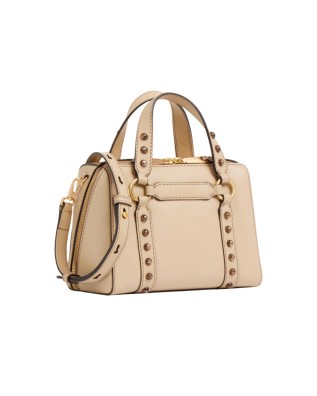  The Bridge - Borsa a mano in pelle con borchie e tracolla 2