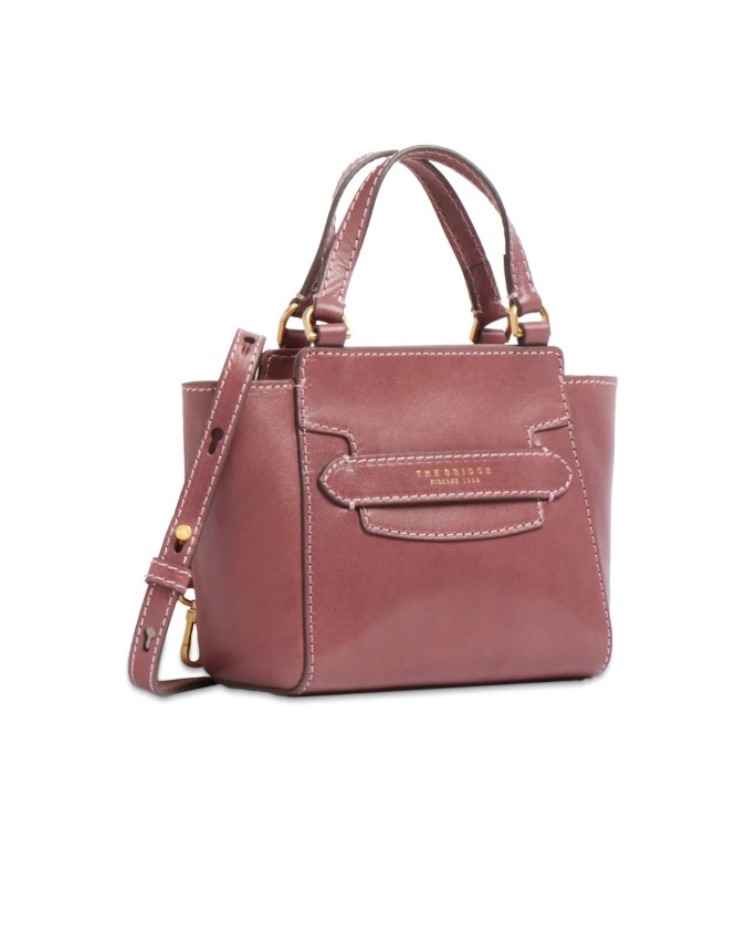  The Bridge - Borsa a mano in pelle con doppio manico e