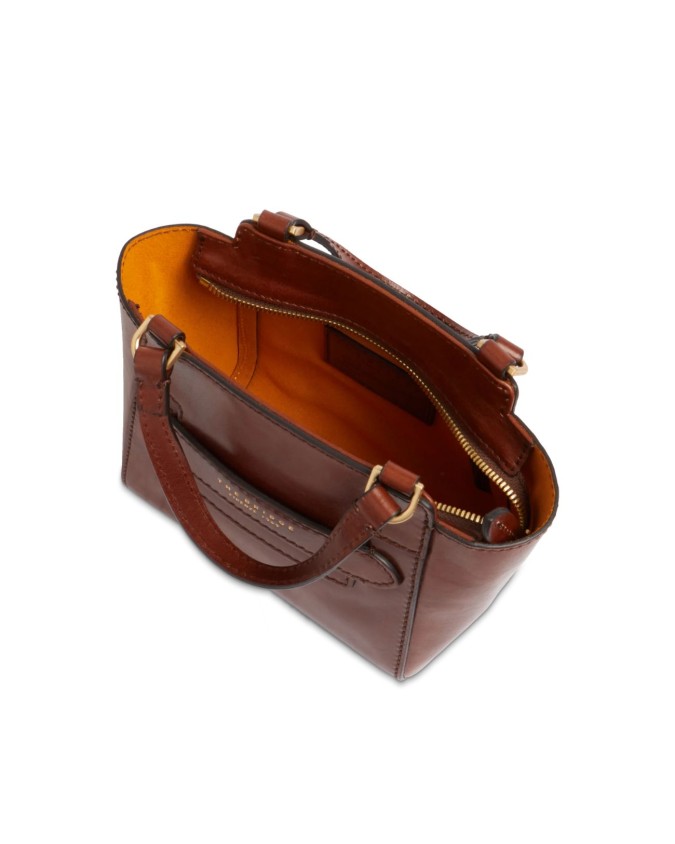  The Bridge - Borsa a mano in pelle con doppio manico e
