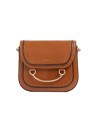  The Bridge - Borsa a tracolla in pelle con patta Luce