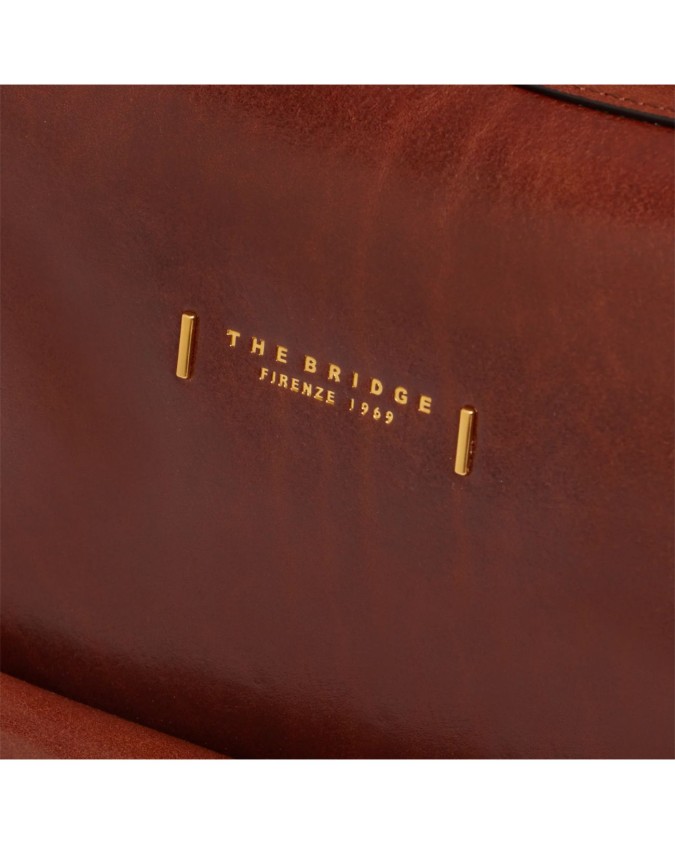  The Bridge - Zaino donna in pelle con tasca frontale Frida