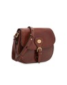  The Bridge - Borsa a tracolla in pelle con patta Isadora