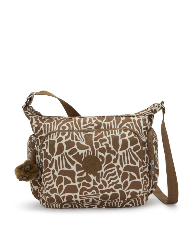  Kipling - Borsa a tracolla grande con cinghia regolabile e