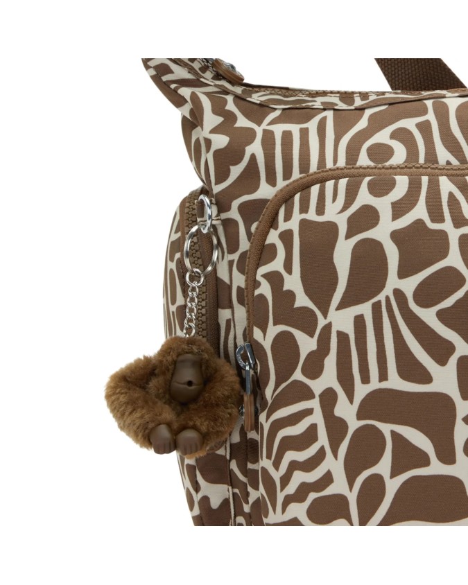  Kipling - Borsa a tracolla grande con cinghia regolabile e