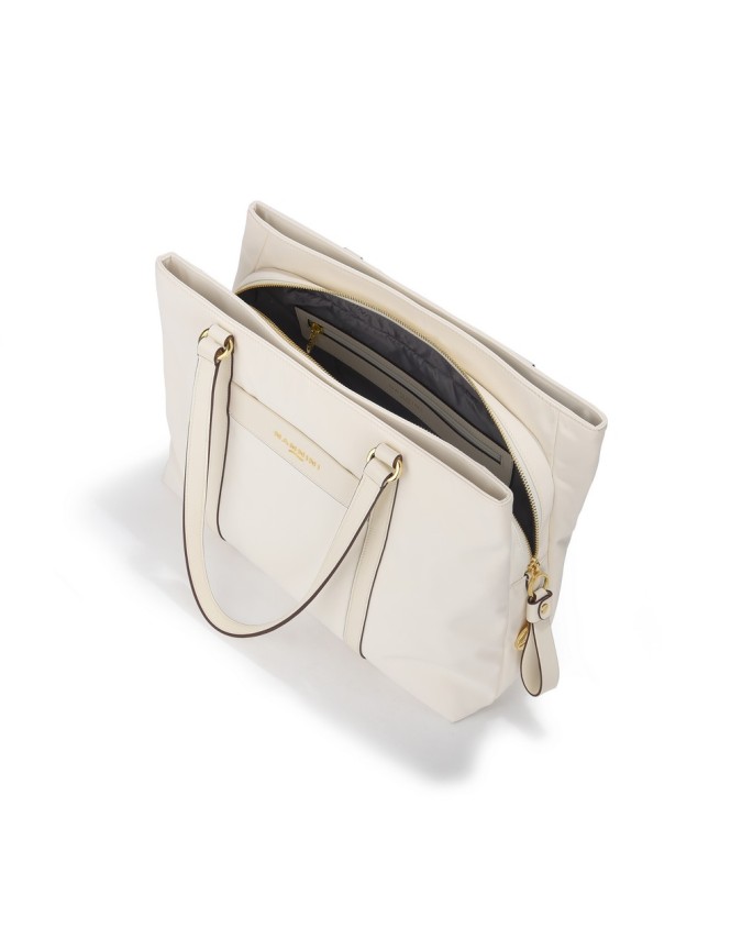  Nannini - Borsa a spalla shopping con doppio manico in nylon e
