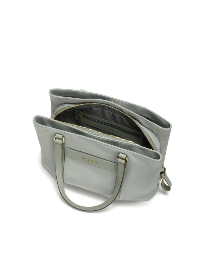  Nannini - Borsa a spalla shopping con doppio manico in nylon e